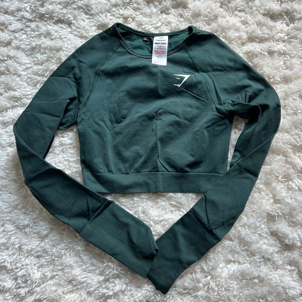 VITAL SEAMLESS 2.0 LONG SLEEVE CROP TOP